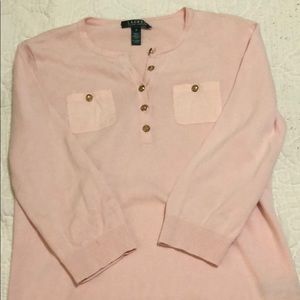 Pink light sweater shirt